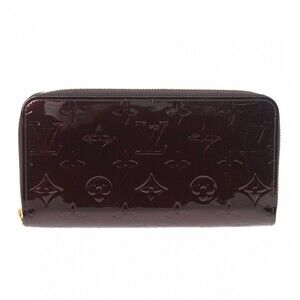 Louis Vuitton Monogram Vernis Zippy Wallet Amaranth Purple Long